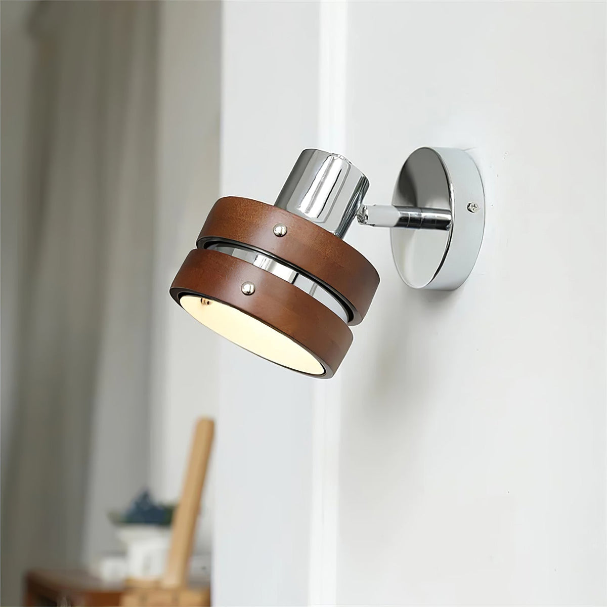 Zanorir Applique Murale en Noyer Art Nordique Premium - Neutralighting