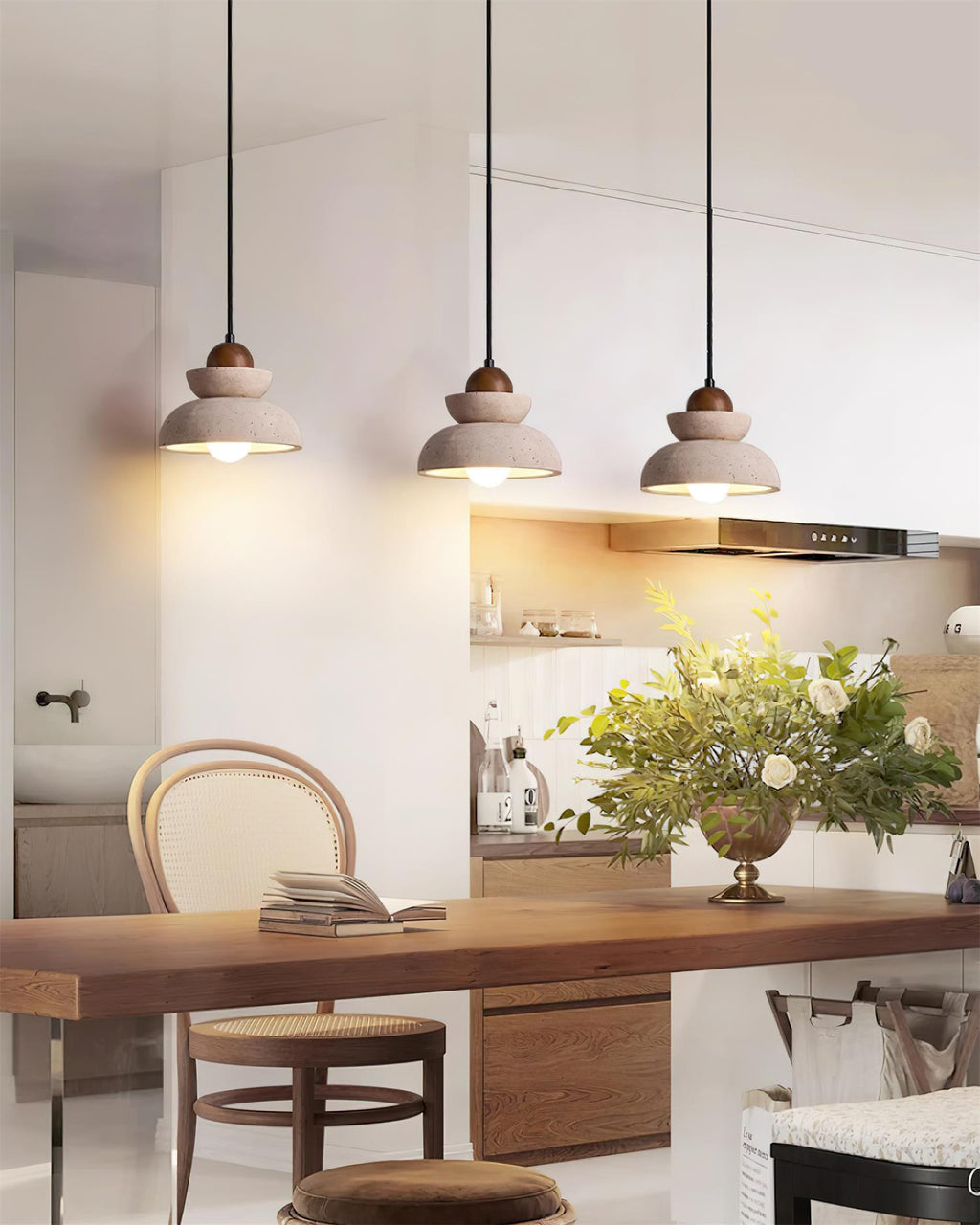 Nova Lampe Pendante Moderne Nordic en Bois - Neutralighting