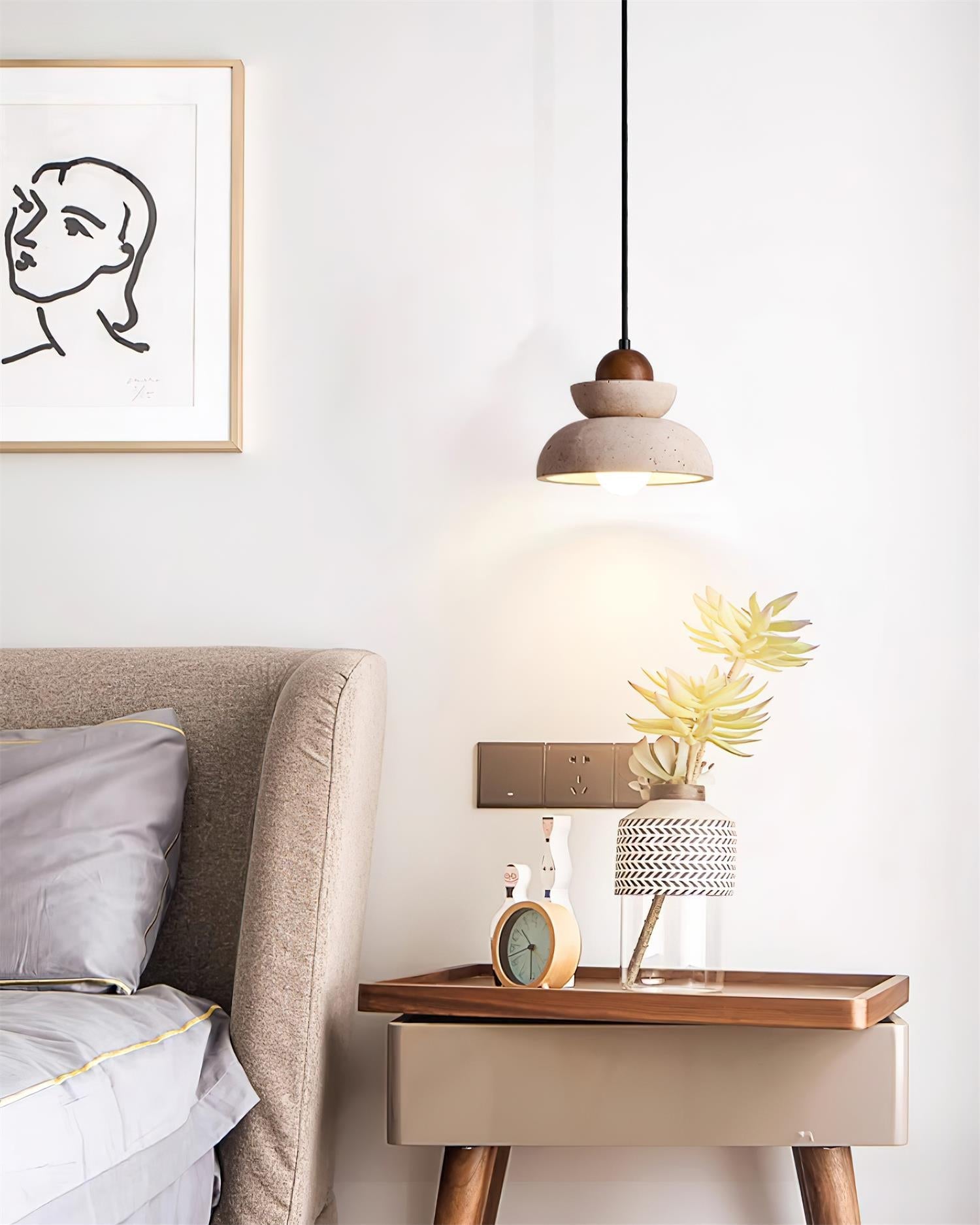 Nova Lampe Pendante Moderne Nordic en Bois - Neutralighting