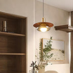 Elysor Lustra Lampe Suspendue Laiton et Verre - Neutralighting