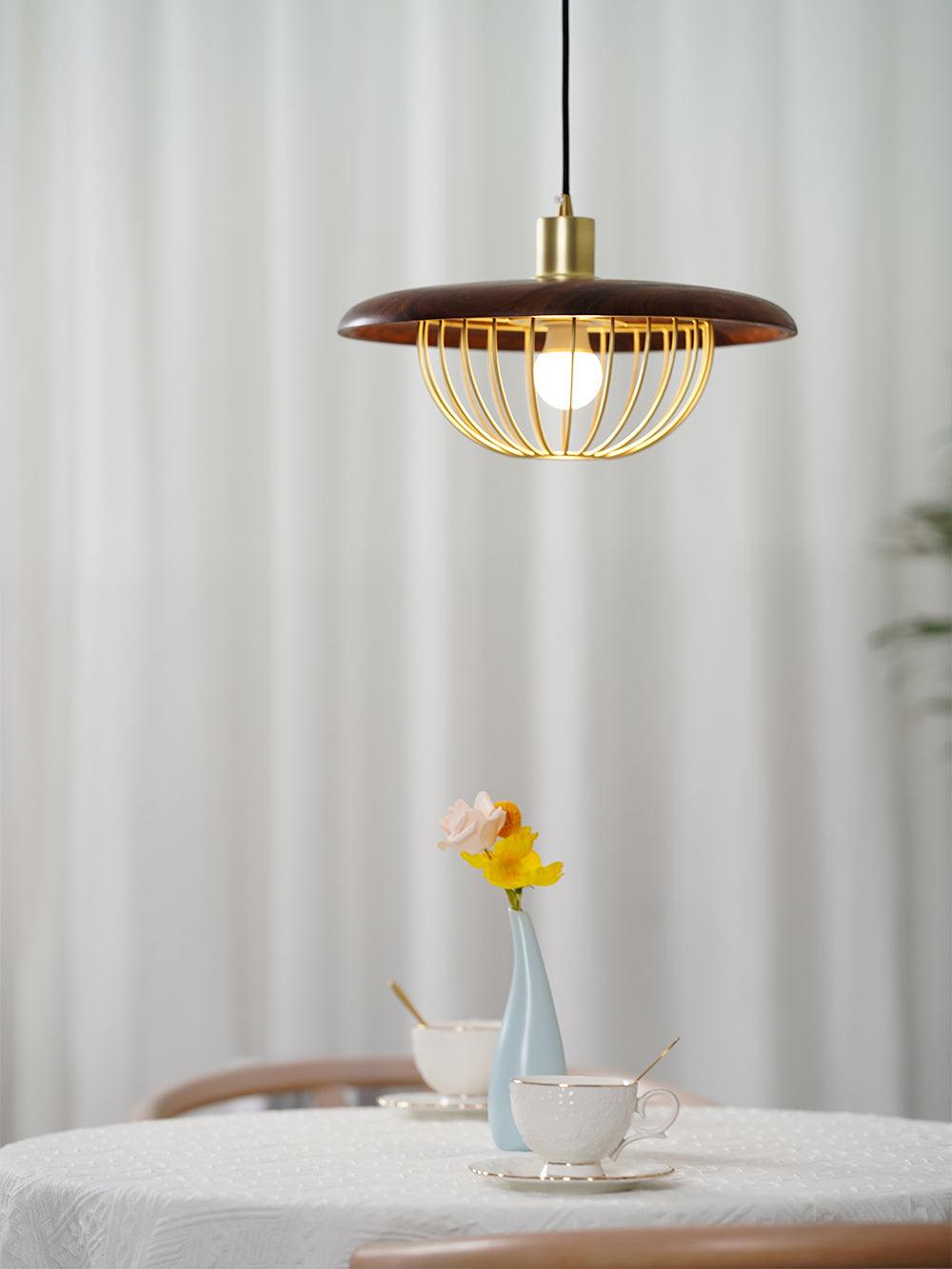 Elanora Wood Retro Vintage Pendant Lamp - Neutralighting