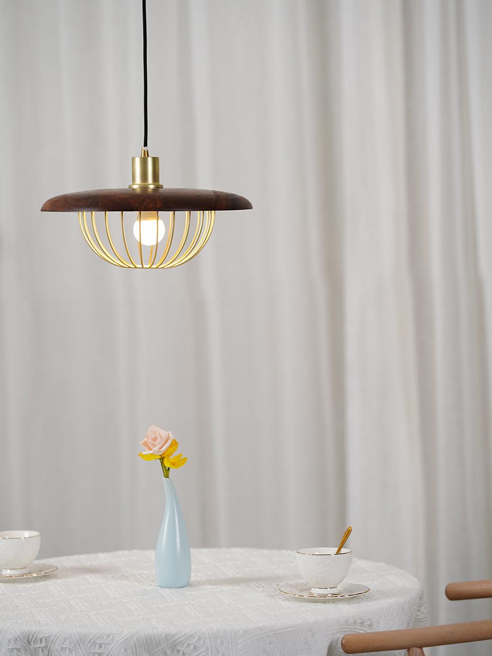 Elanora Wood Retro Vintage Pendant Lamp - Neutralighting