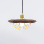 Elanora Wood Retro Vintage Pendant Lamp - Neutralighting