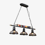 Lustra Chandelier en Verre Noir Balles de Billard Moderne - Neutralighting