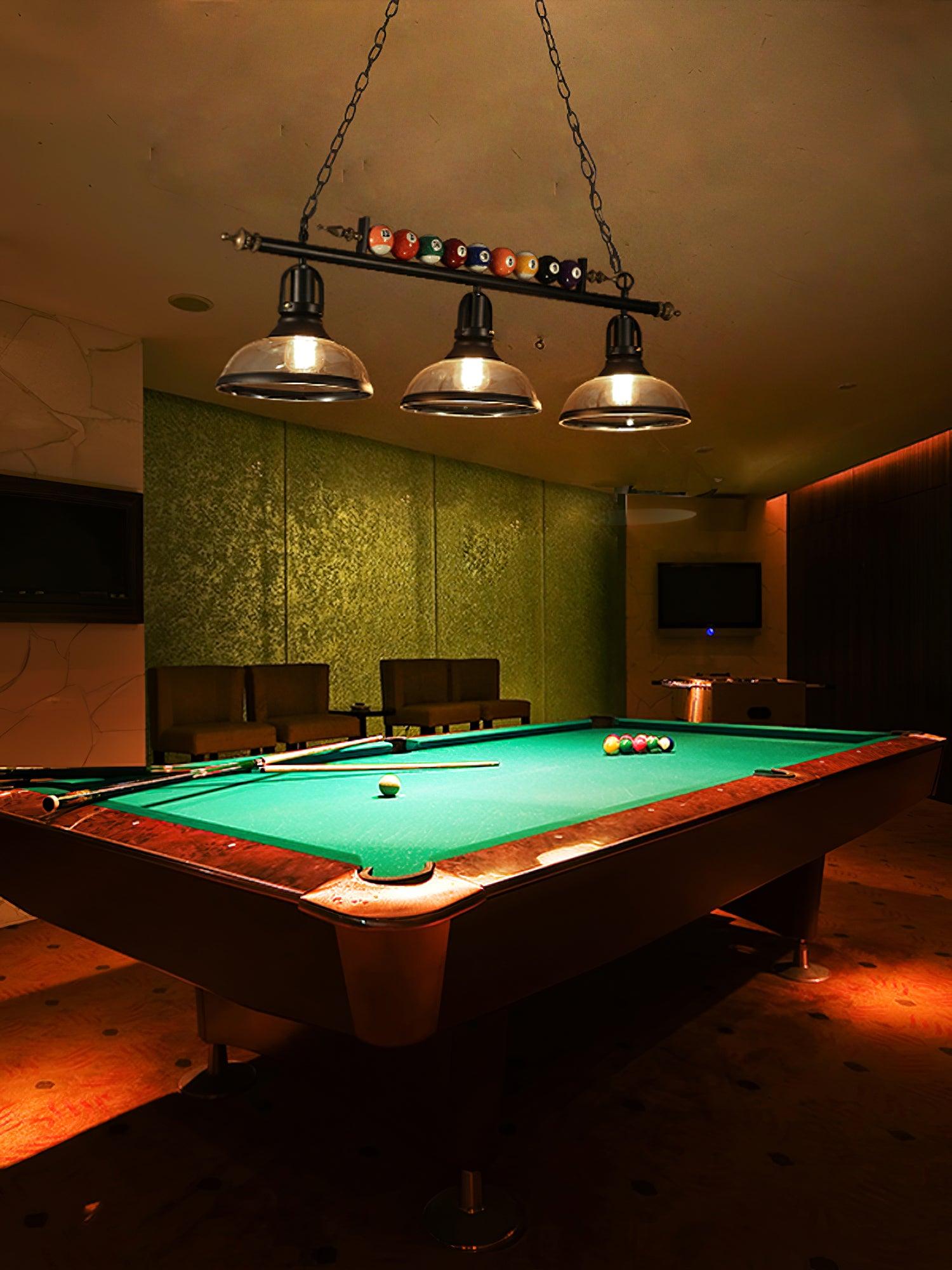 Lustra Chandelier en Verre Noir Balles de Billard Moderne - Neutralighting