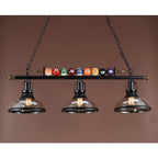 Lustra Chandelier en Verre Noir Balles de Billard Moderne - Neutralighting