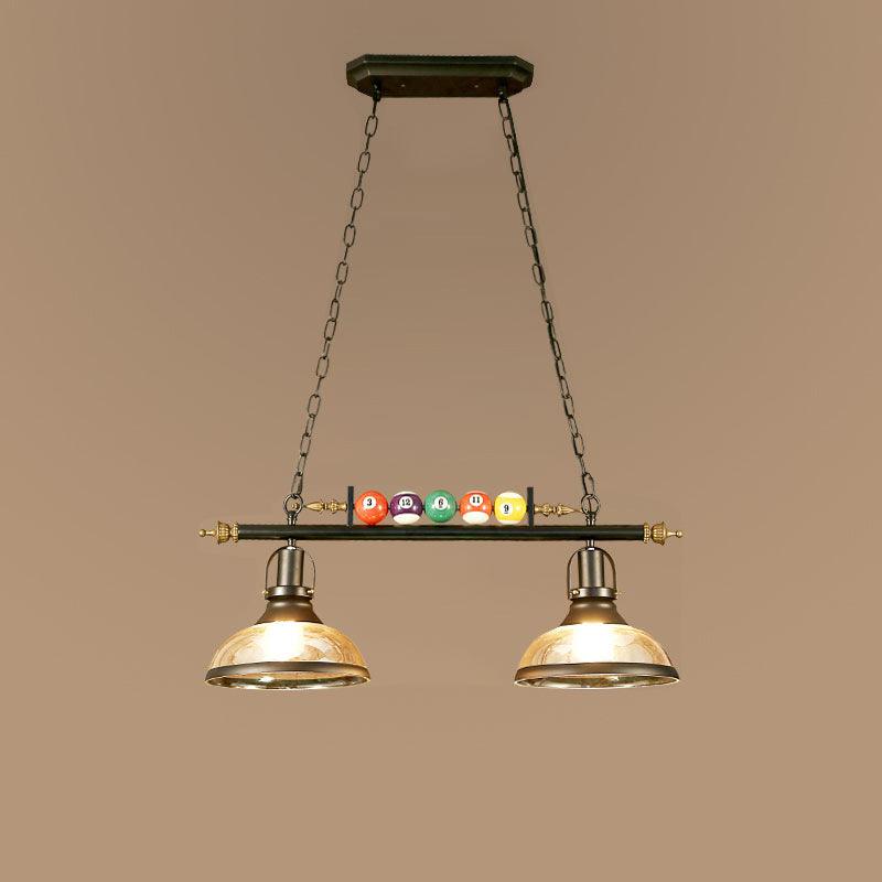 Lustra Chandelier en Verre Noir Balles de Billard Moderne - Neutralighting