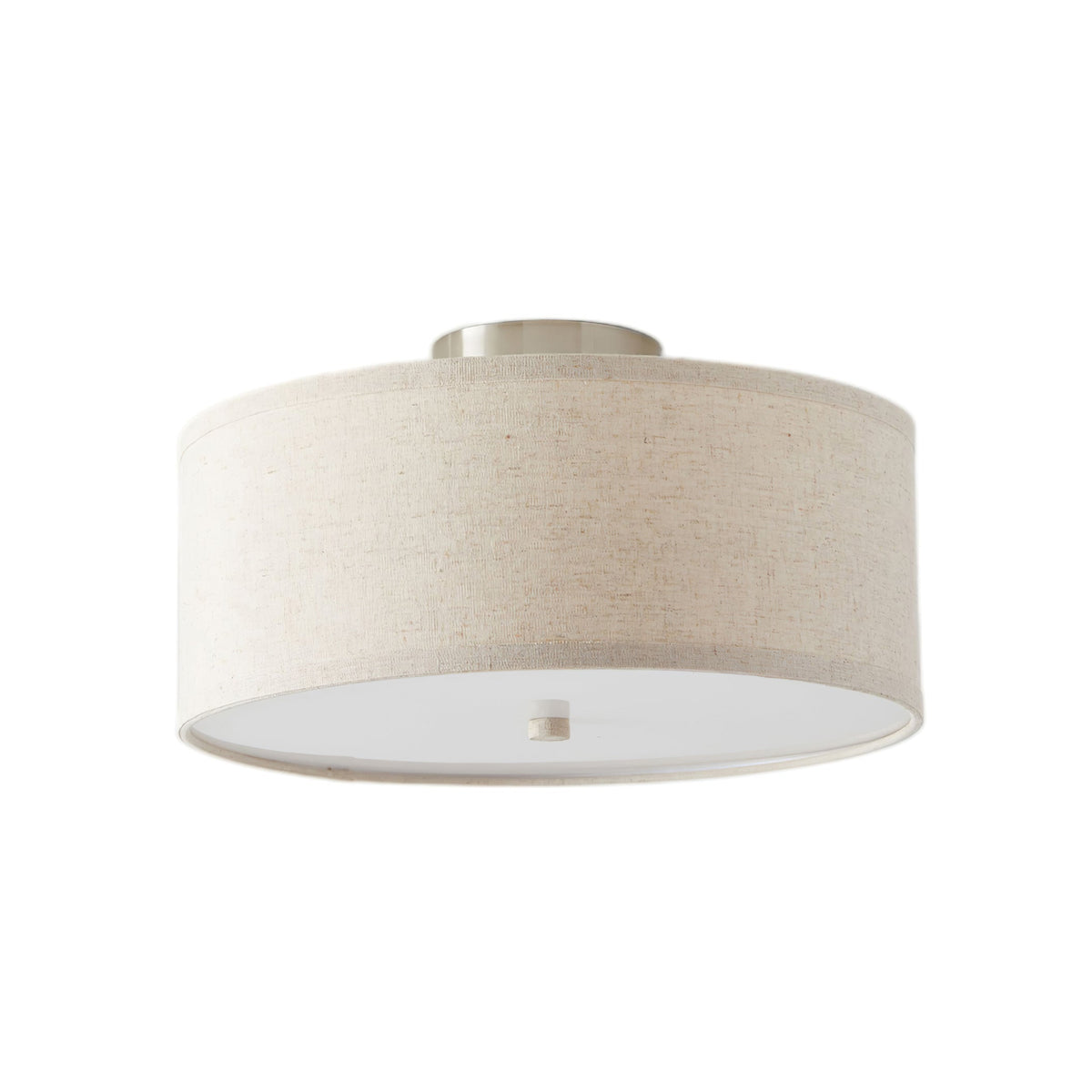 Lustra Plafonnier à Abat-jour en Lin Simple et Élégant - Neutralighting