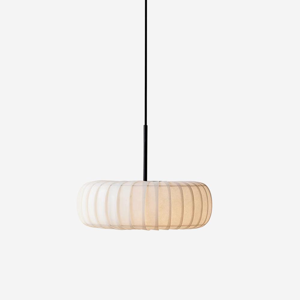 Kathy Lampe Suspendue Tissu Superposée Ronde - Neutralighting