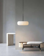 Kathy Lampe Suspendue Tissu Superposée Ronde - Neutralighting