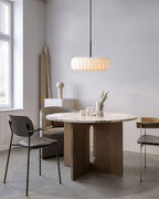 Kathy Lampe Suspendue Tissu Superposée Ronde - Neutralighting