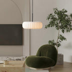 Kathy Lampe Suspendue Tissu Superposée Ronde - Neutralighting