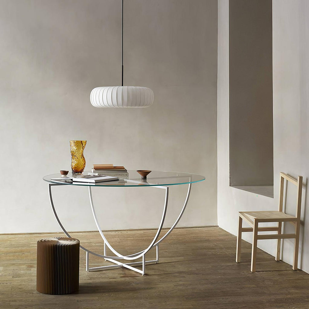 Kathy Lampe Suspendue Tissu Superposée Ronde - Neutralighting