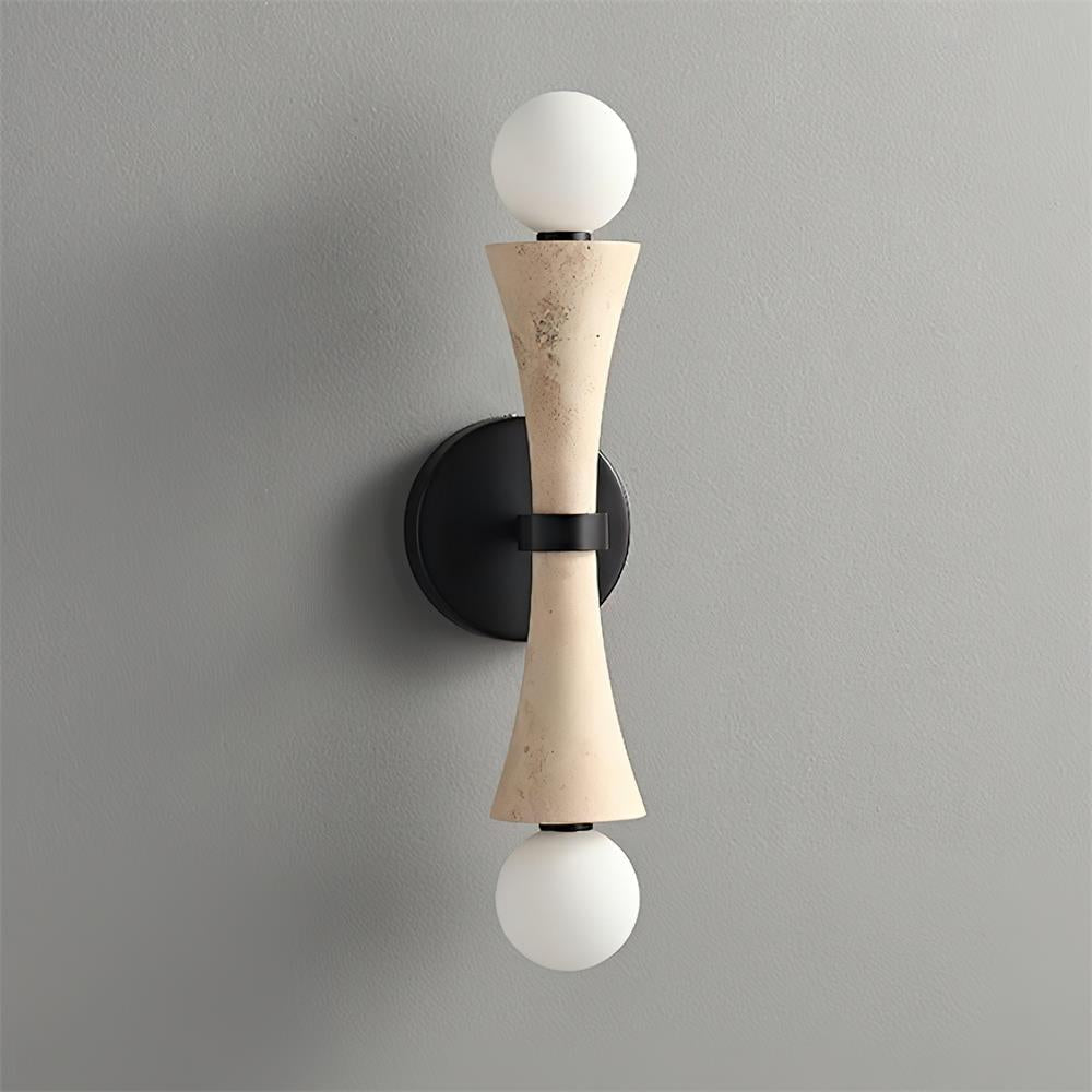 Katia Applique Murale Travertin Sablier - Neutralighting