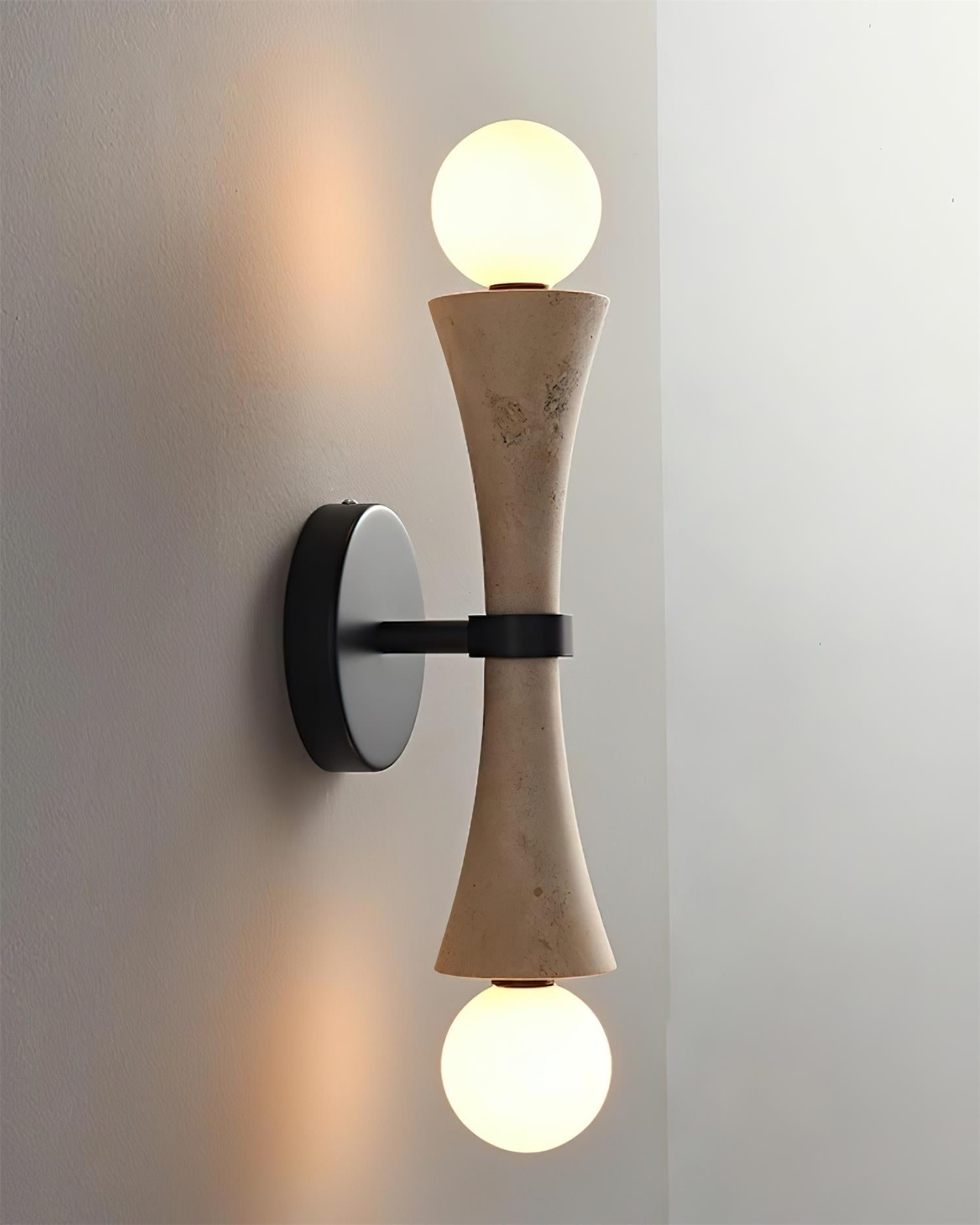 Katia Applique Murale Travertin Sablier - Neutralighting