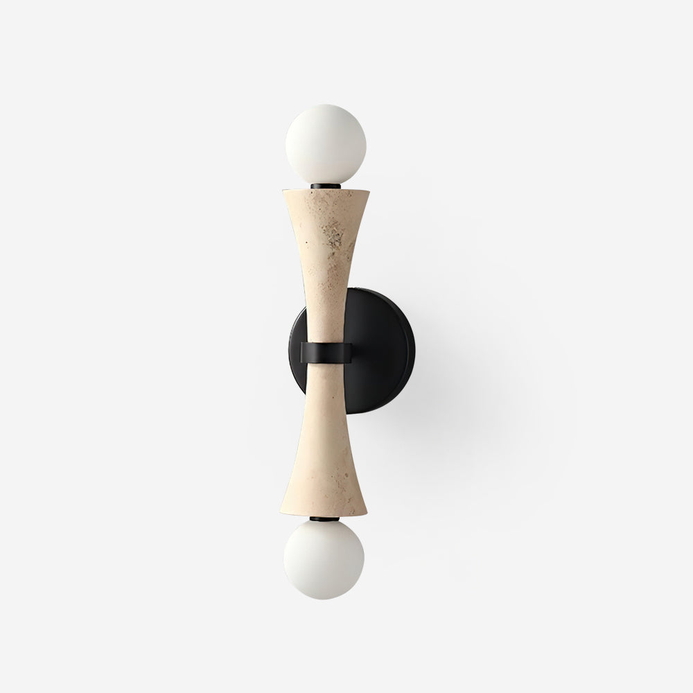 Katia Applique Murale Travertin Sablier - Neutralighting