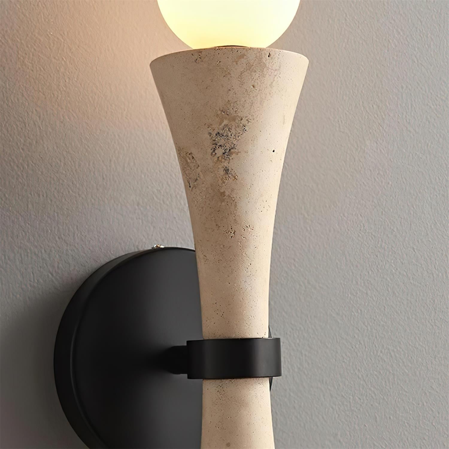 Katia Applique Murale Travertin Sablier - Neutralighting