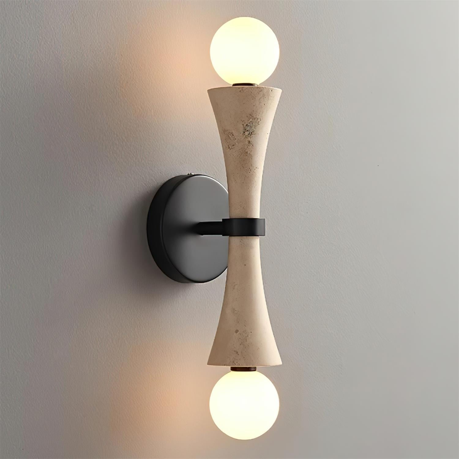 Katia Applique Murale Travertin Sablier - Neutralighting
