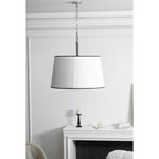 Aurzorora Vintage Industrial Brass Fabric Pendant Lamp - Neutralighting