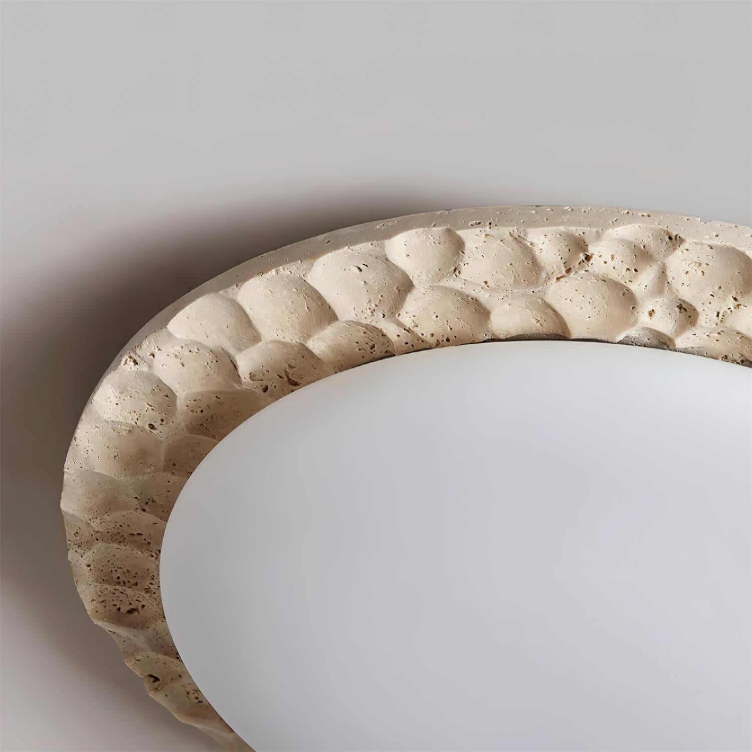 Ritta Plafonnier Travertin Dôme - Neutralighting