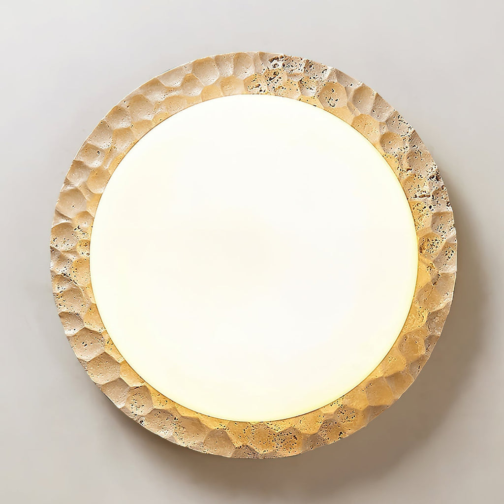 Ritta Plafonnier Travertin Dôme - Neutralighting