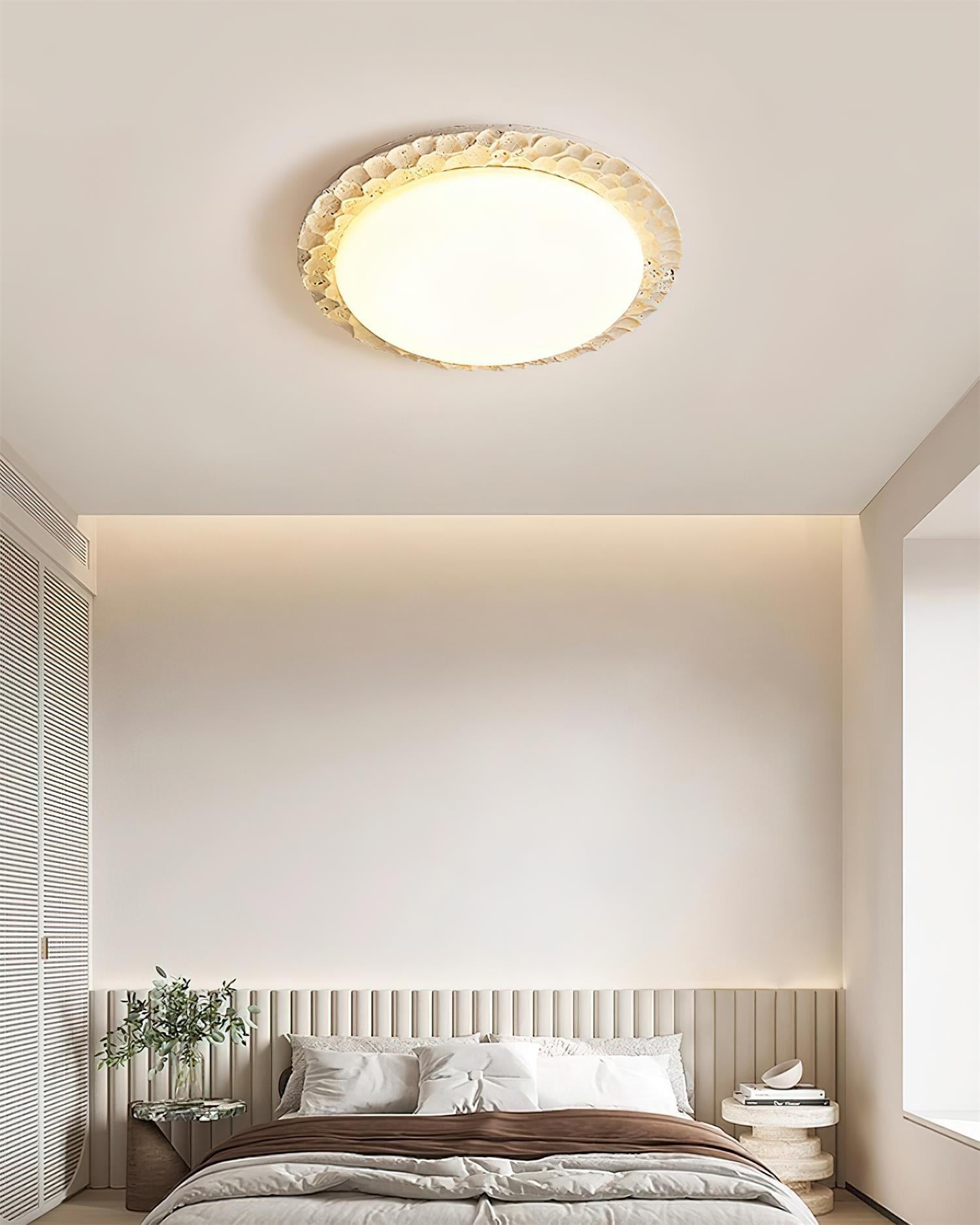 Ritta Plafonnier Travertin Dôme - Neutralighting