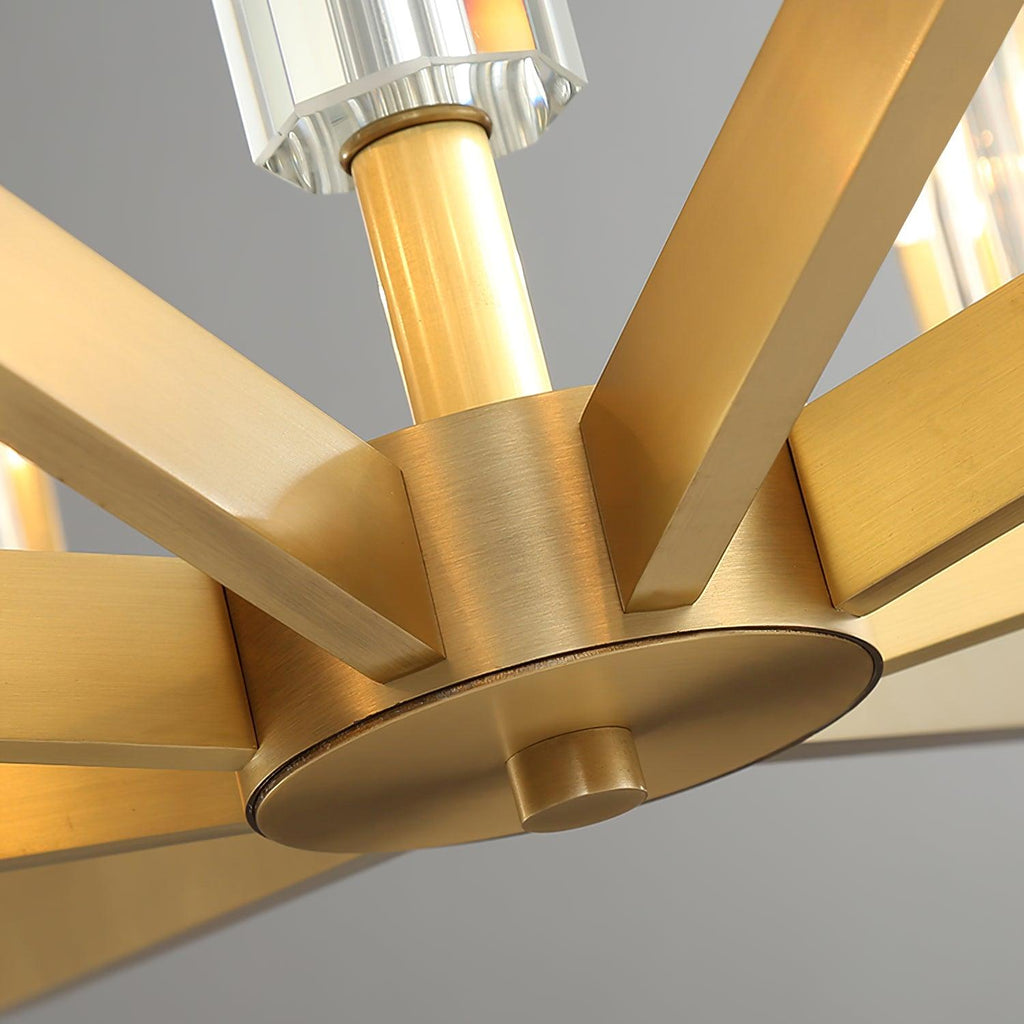 Lustra Chandelier Laiton Verre Moderne - Neutralighting