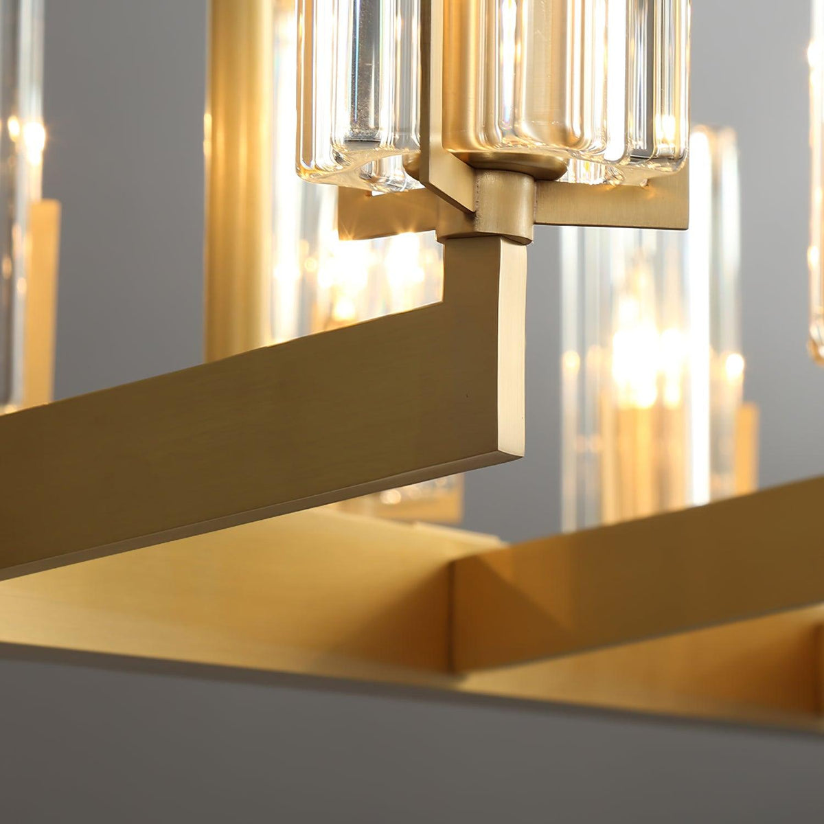 Lustra Chandelier Laiton Verre Moderne - Neutralighting