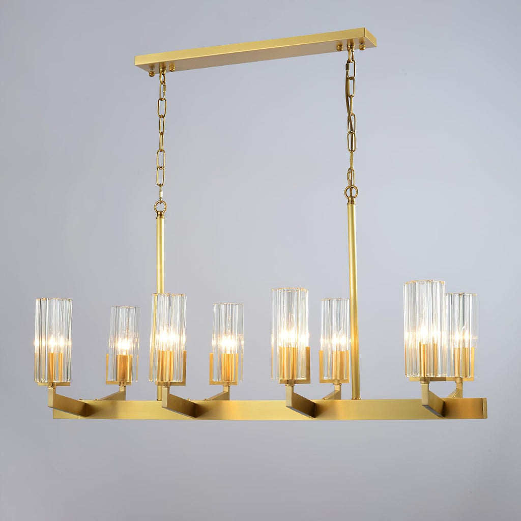 Lustra Chandelier Laiton Verre Moderne - Neutralighting
