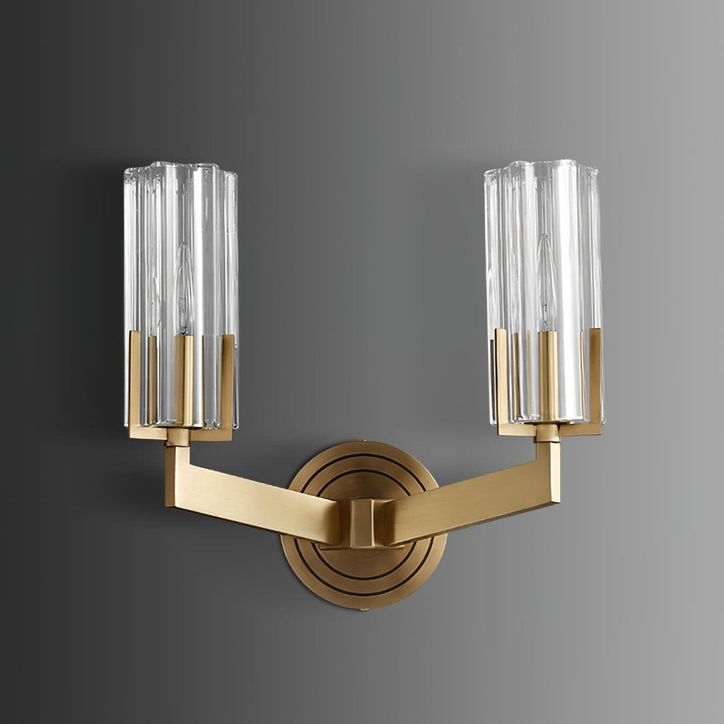 Aqua Lampe Murale en Laiton et Verre Haut de Gamme - Neutralighting