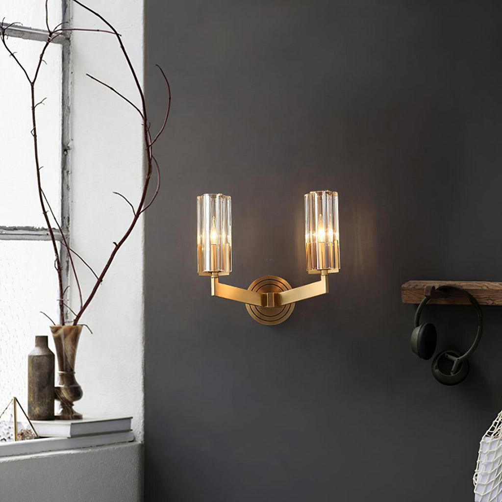 Aqua Lampe Murale en Laiton et Verre Haut de Gamme - Neutralighting
