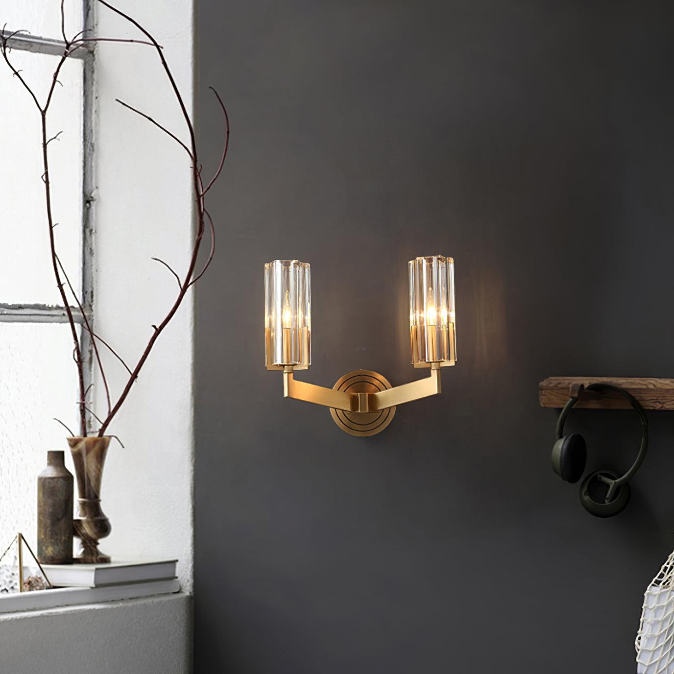 Aqua Lampe Murale en Laiton et Verre Haut de Gamme - Neutralighting