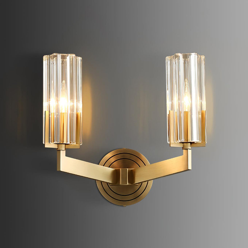 Aqua Lampe Murale en Laiton et Verre Haut de Gamme - Neutralighting