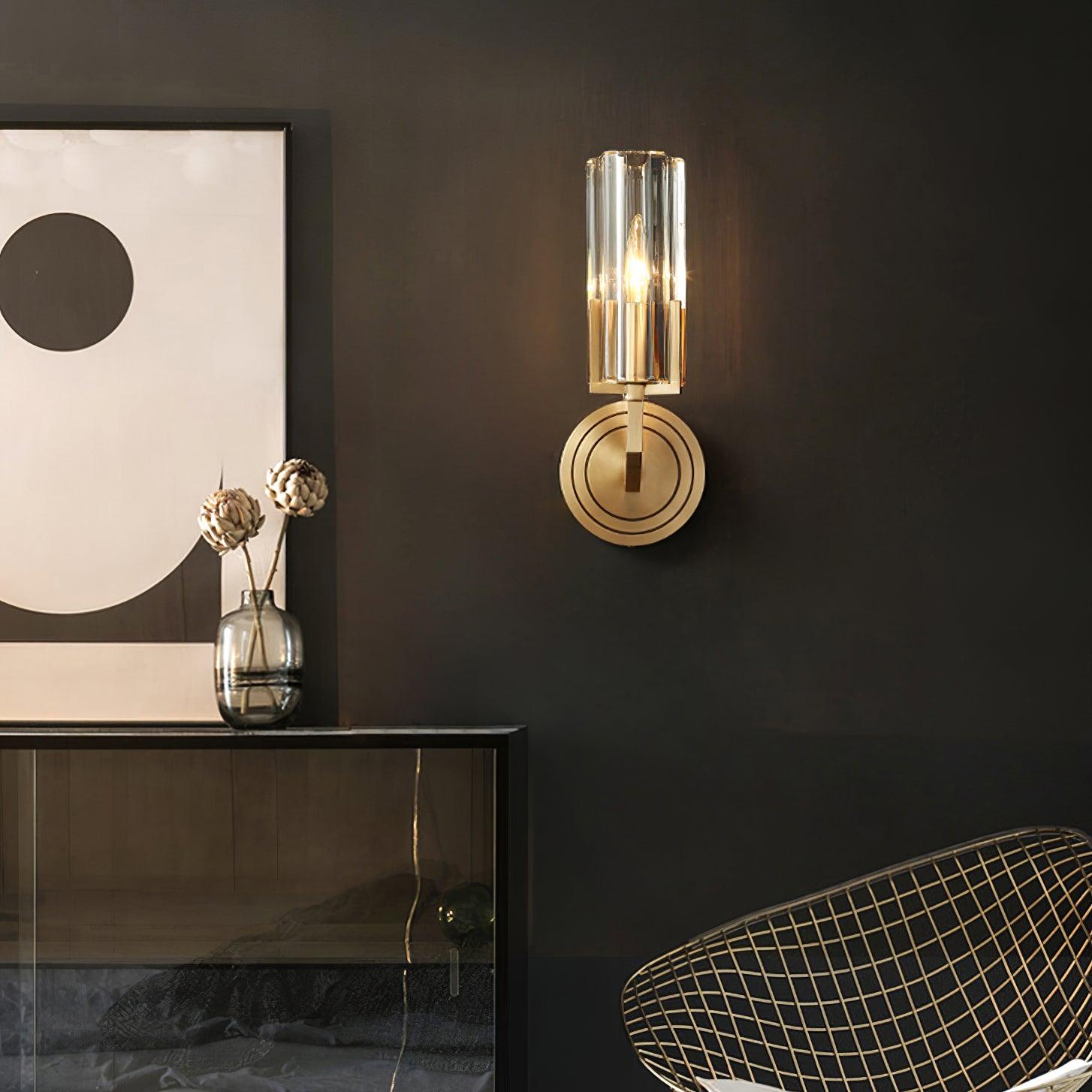 Aqua Lampe Murale en Laiton et Verre Haut de Gamme - Neutralighting