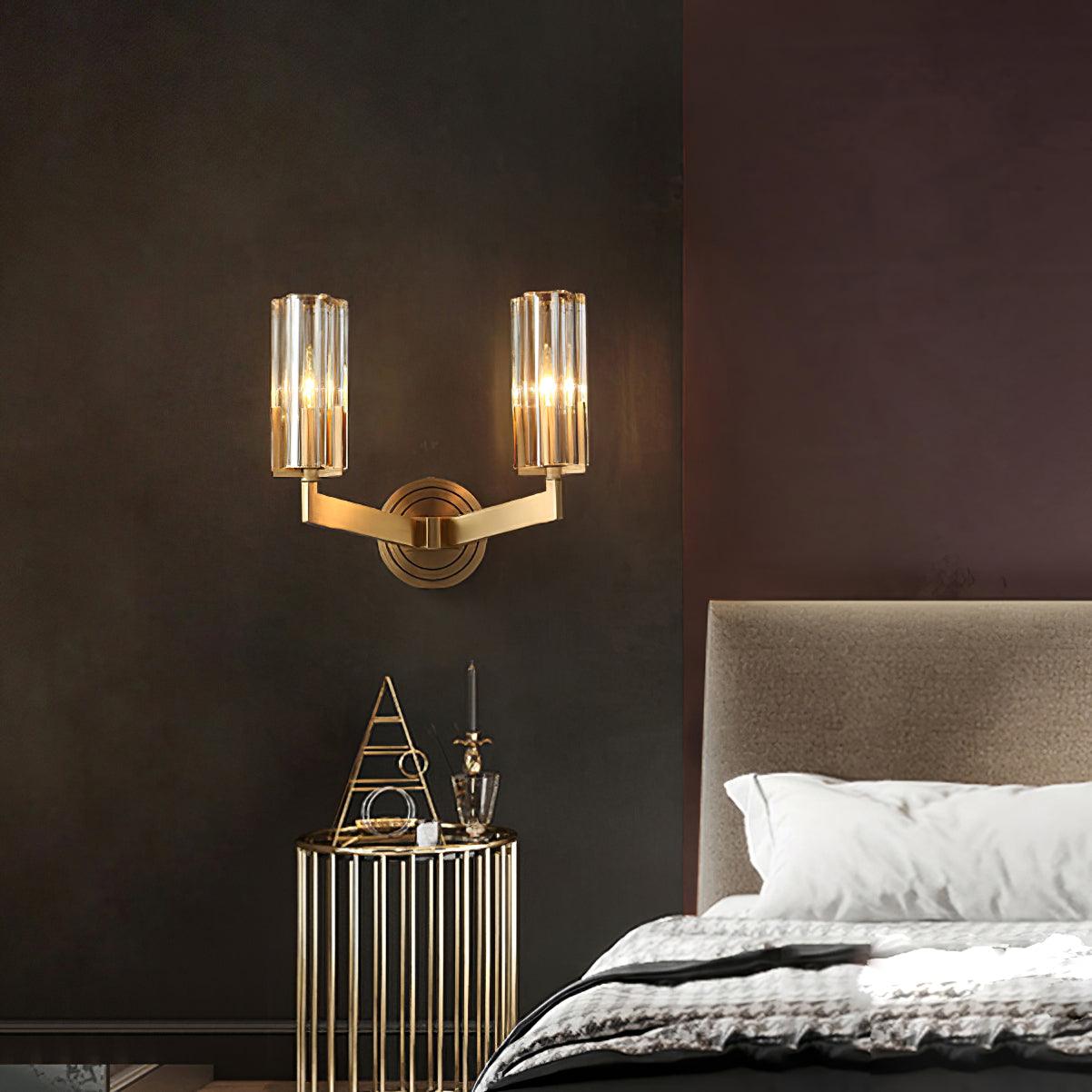 Aqua Lampe Murale en Laiton et Verre Haut de Gamme - Neutralighting