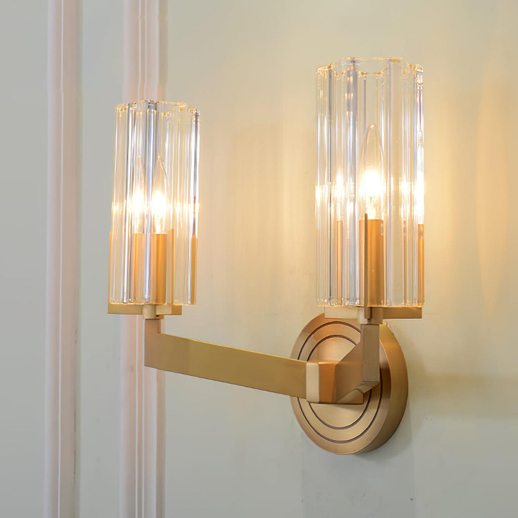 Aqua Lampe Murale en Laiton et Verre Haut de Gamme - Neutralighting