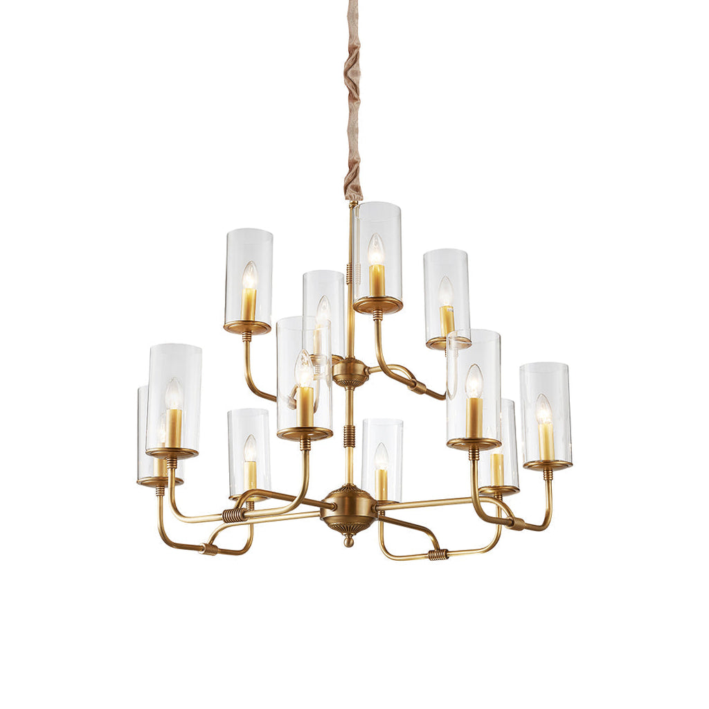 Araeos Lustre Cristal Laiton Luxe Postmoderne - Neutralighting