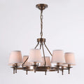 Erveliel Lustre Tissu Laiton Luxe Vintage - Neutralighting