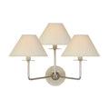 Kelley Applique Murale Trois Abat-Jours en Tissu - Neutralighting