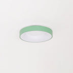 Solara Plafonnier en fer contemporain abat-jour vert - Neutralighting