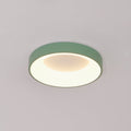 Solara Plafonnier en fer contemporain abat-jour vert - Neutralighting