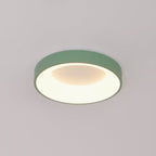 Solara Plafonnier en fer contemporain abat-jour vert - Neutralighting