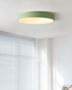 Solara Plafonnier en fer contemporain abat-jour vert - Neutralighting