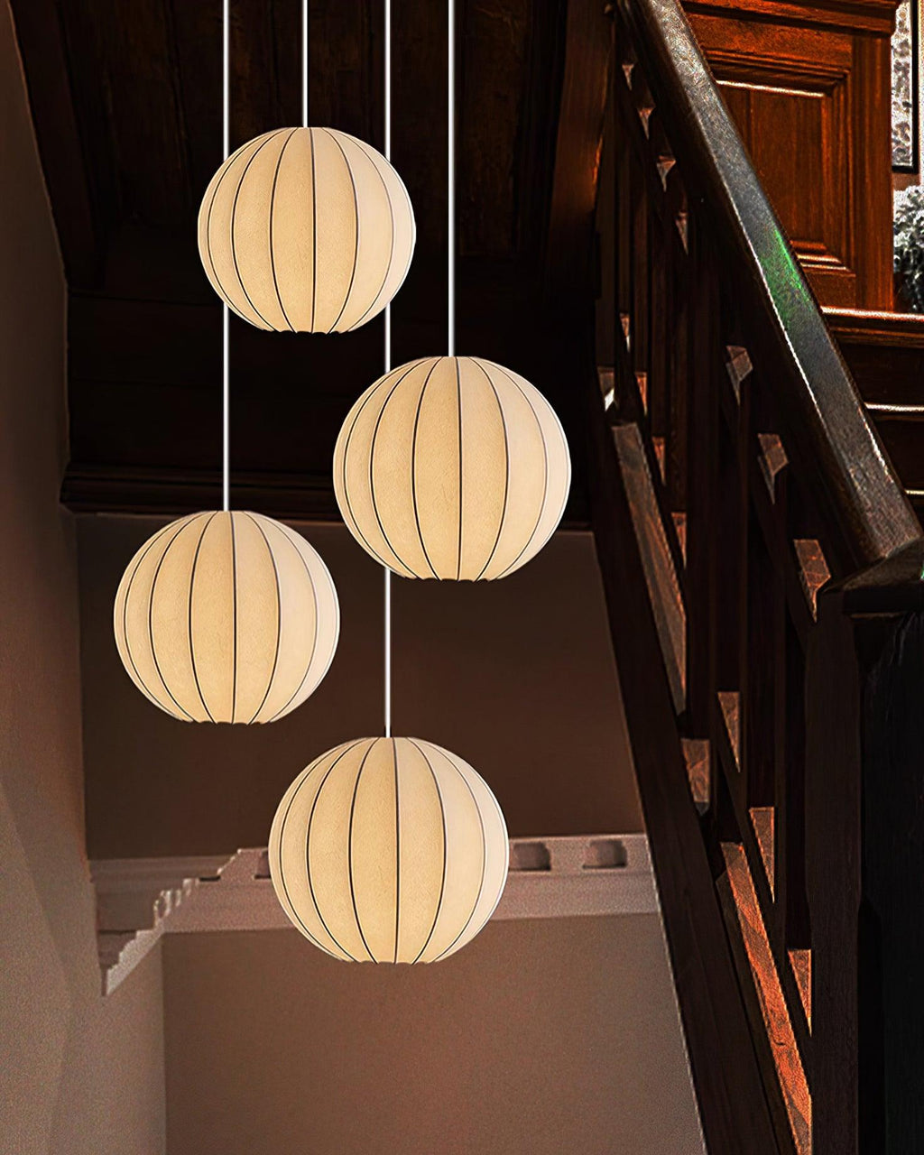 Solarce Soie Scandinave Pendentif Lampe - Neutralighting