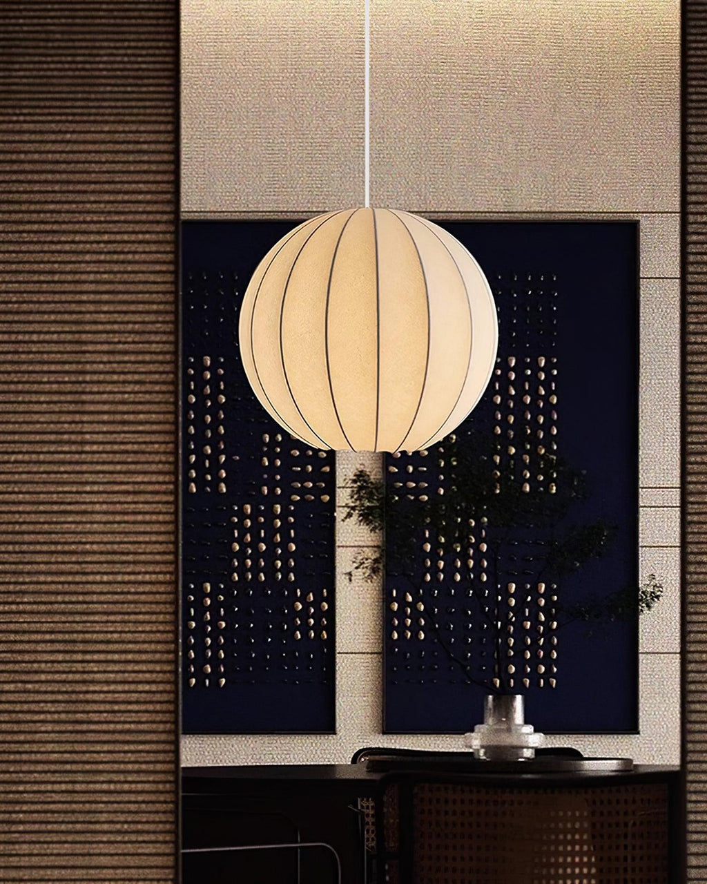 Solarce Soie Scandinave Pendentif Lampe - Neutralighting