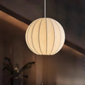 Aura Lampe Pendante Moderne Globe Côtelé Soie - Neutralighting