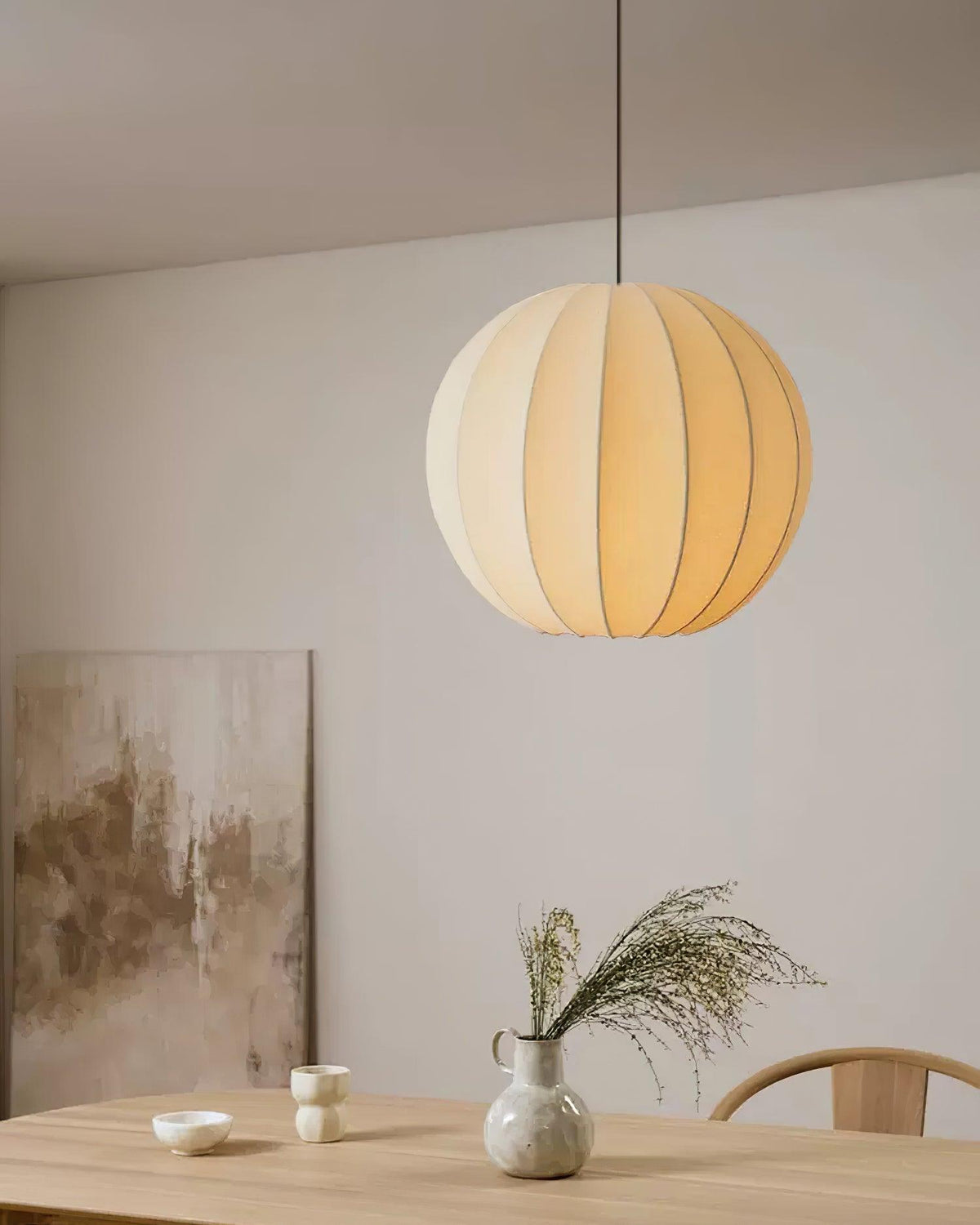 Solarce Soie Scandinave Pendentif Lampe - Neutralighting