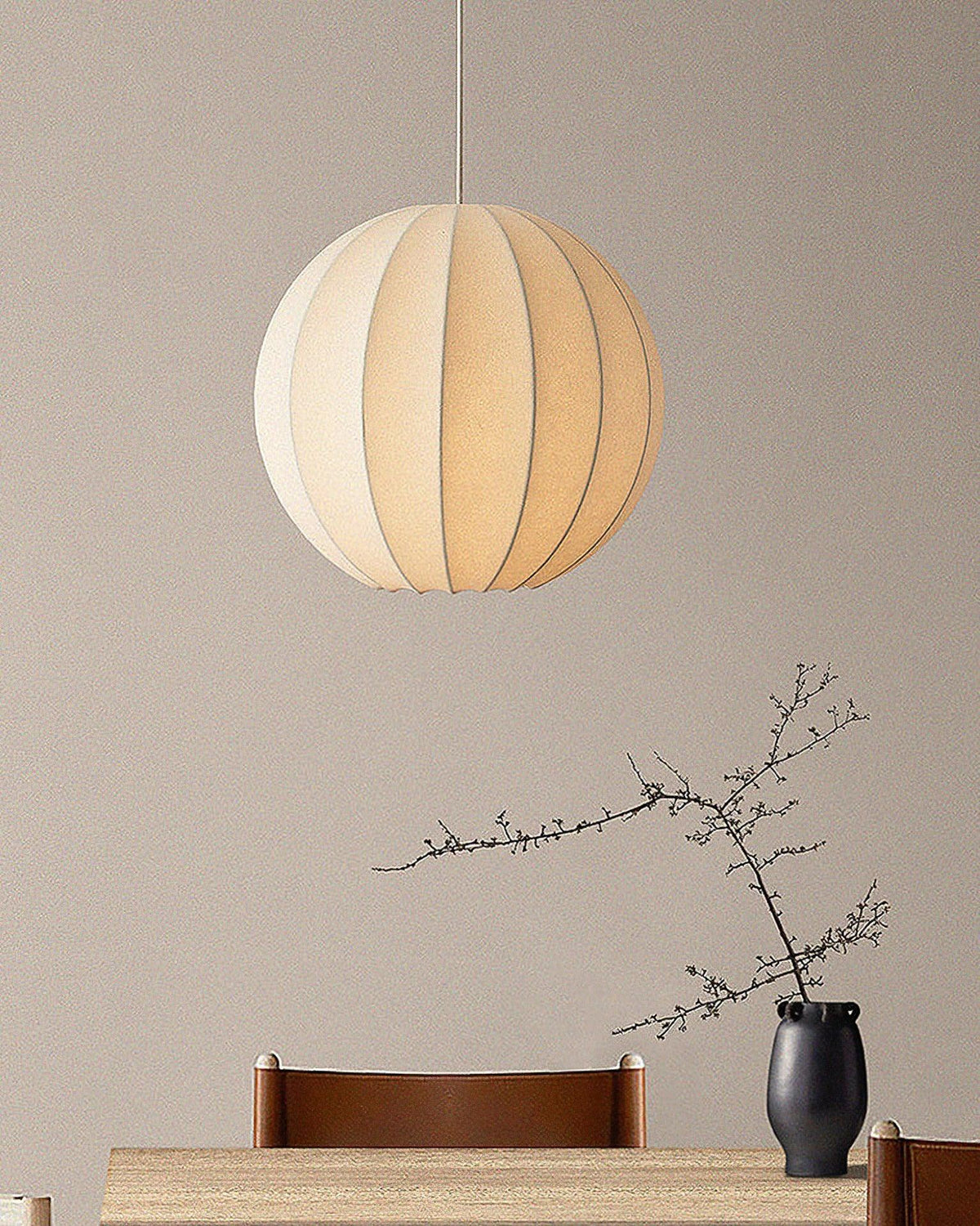 Solarce Soie Scandinave Pendentif Lampe - Neutralighting