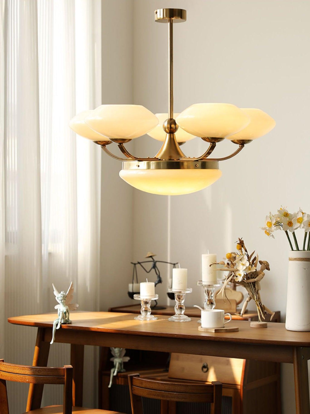 Aurelia Lustre Classique en Verre - Neutralighting