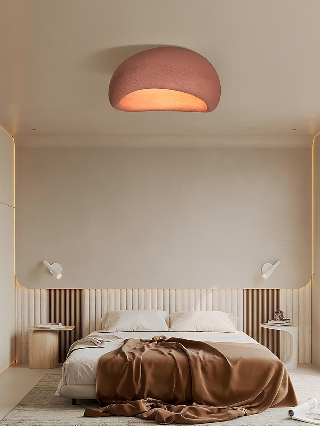 Solara Plafonnier avec Lune Japonaise Wabi-Sabi - Neutralighting